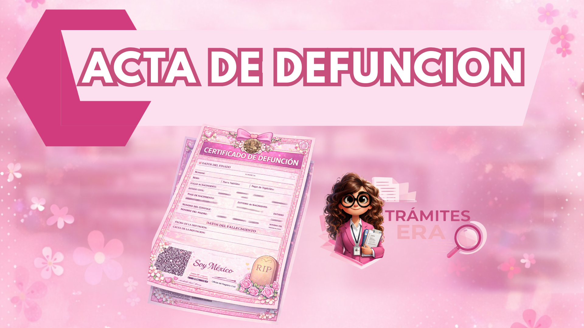 📝Acta de Defuncion Horario Lunes a Domingo 8:00 a 10:00 pm