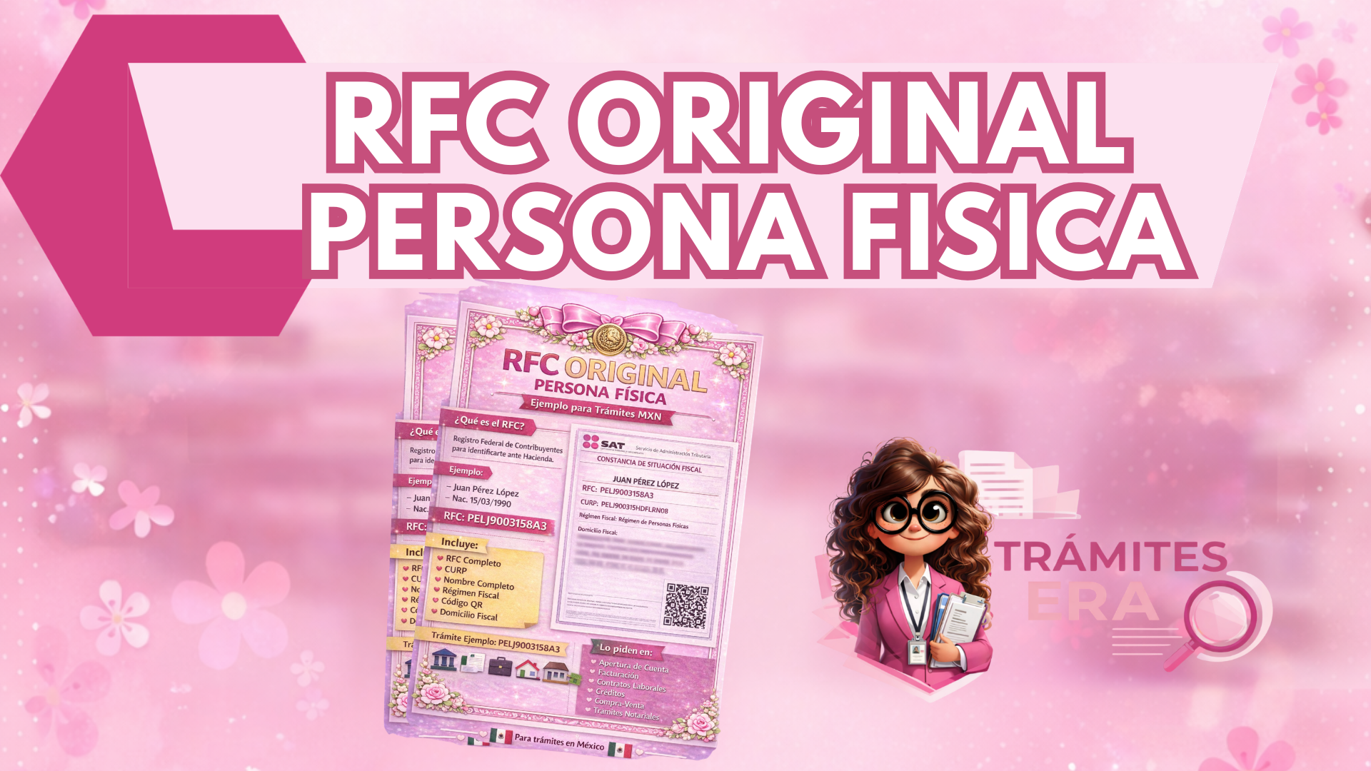 📝 RFC ORIGINAL 100% con CURP LUNES A VIERNES 10 AM A 4 PM